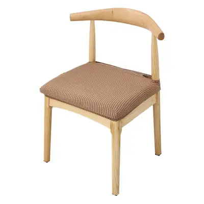 Modern Wooden Chair Cover琥珀棕 Elastic Seat Protector