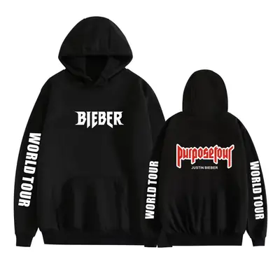 Pink Justin Long Sleeve Hooded Sweatshirt