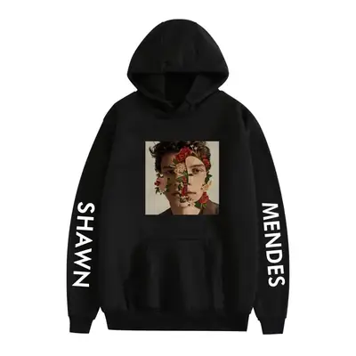 White Hooded Sweatshirt with Printed Design