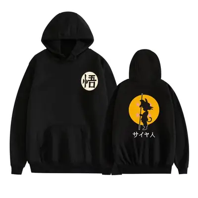 Dragon Ball Super Saiyan Fleece Hoodie Grey