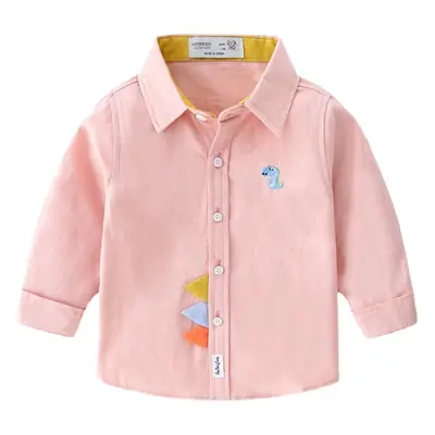 New Spring and Autumn Korean Style Ins Kids Cotton Shirt