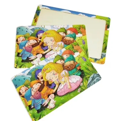 30-Piece Wooden Cartoon Puzzle for Kids