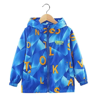 2025 Kids Hooded Jacket White Long Sleeve Autumn Wear