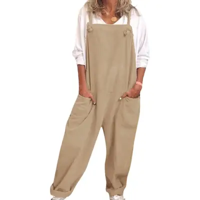 Women's Brown Strap Casual Pants 2020