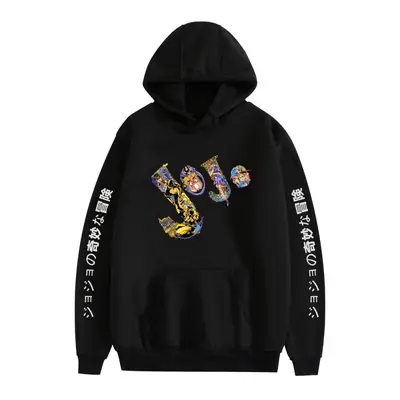 Men's Pink JOJO Hoodie with Anime Design