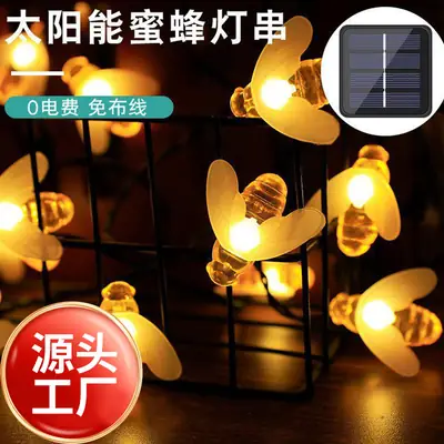 Solar Cherry Blossom LED String Light for Outdoor Camping