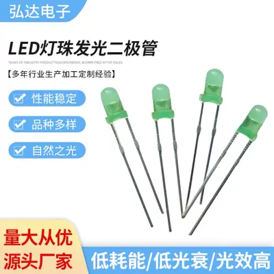 Green Direct Plug LED Lamp Beads for Home & Industrial Use