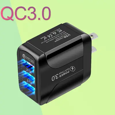 QC3.0 Fast Charging USB Charger 5V9V12V EU British Standard