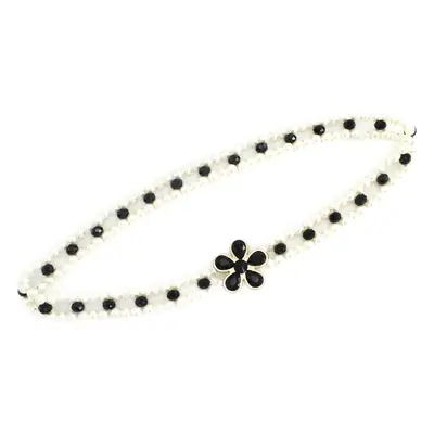 Red Flower Pearl Buckle Belt for Women