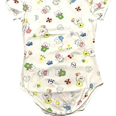 2023 Baby Printed Diaper Shorts White Rocket Sun Pattern