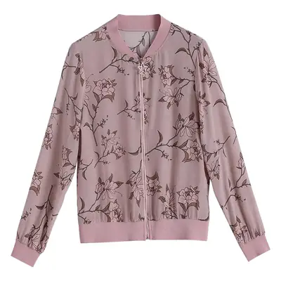 Women Printed Sun Protection Jacket Cardigan Top Large Size