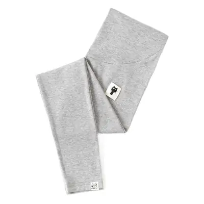 Grey Padded Leggings for Pregnant Women Spring Autumn Wear