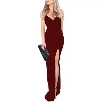 2025 Street Fashion Women Camisole V-Neck High Waist Slimming Dress 7 Colors