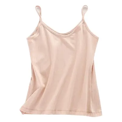 Women's Cotton Camisole Knitted Outer Wear Slim-fit Slimming plus size Camisole Inner Base Shirt Base Vest for Summer