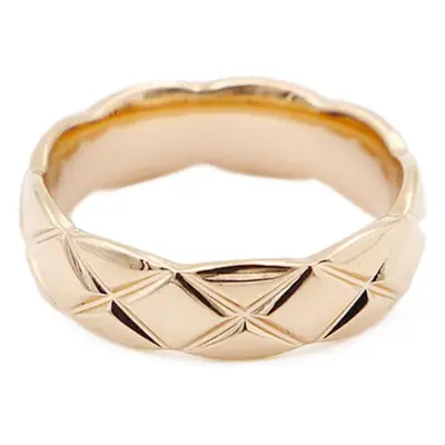 Titanium Steel Diamond Mesh Ring for Women