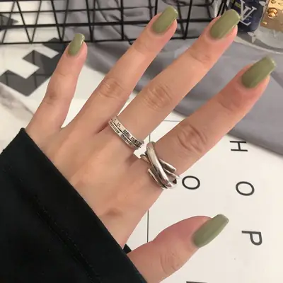 925 Sterling Silver Star Ring for Women Men