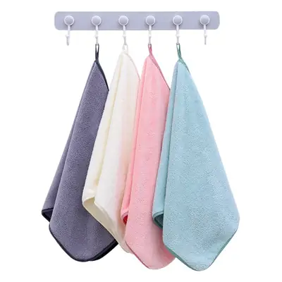 Coral Velvet Bath Towel Absorbent White