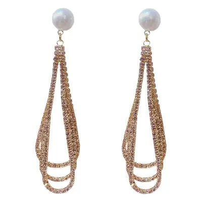 925 Sterling Silver Multi Layer Tassel Earrings for Women
