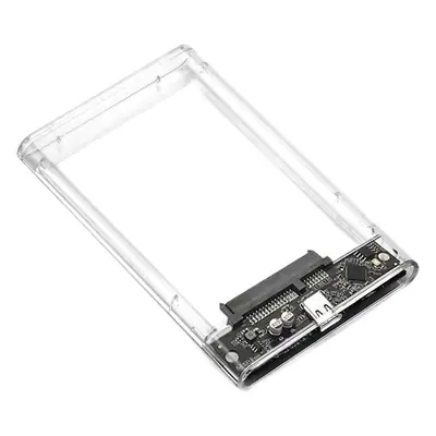 Transparent Type-C to 2.5" SATA SSD Mobile Box