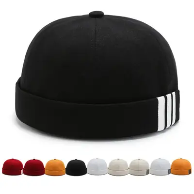 Kids Camo Beanie Hat Round Neck Sailor Style