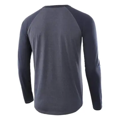 Men's Long Sleeve Hen T-Shirt Grey Large