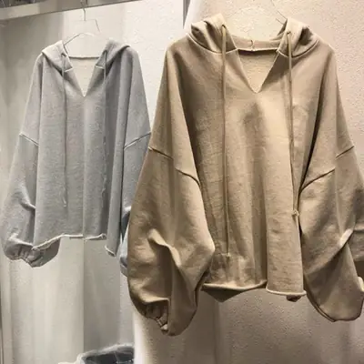 2020 New Women Pink Long Sleeve Hooded Sweater