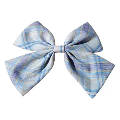 Plaid Plush Bow for Girls Hair Accessories