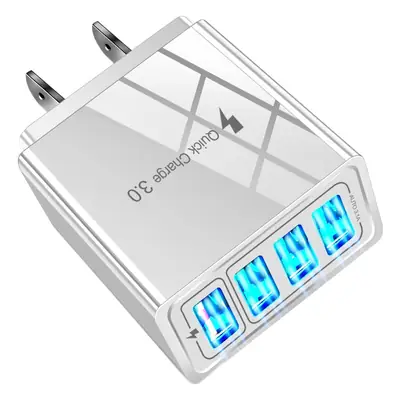 Luminous QC3.0 4USB Fast Charging Travel Charger