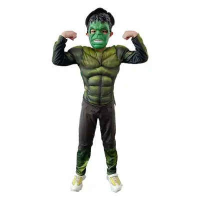 Green Hulk Muscle Suit Kids Adult Suit