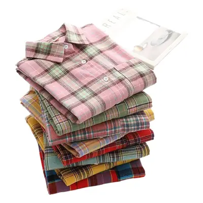 Vintage Plaid Long Sleeve Jacket for Women 2026 Spring Autumn