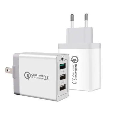 Qualcomm QC3.0 Fast Charging USB Charger White