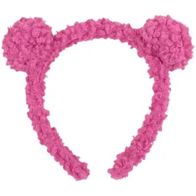 Little Bear Ear Cushion Soft Plush Hair Hoop Women