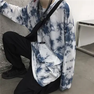 Autumn Tie-dye Hip-hop Long Sleeve T Shirt