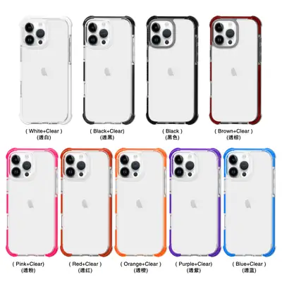 Purple Four-Corner iPhone Protection Case