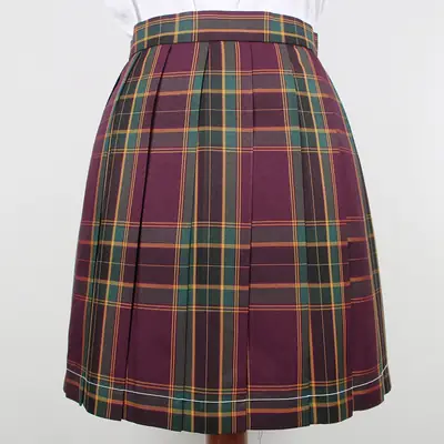 Japanese Plaid High Waist Skirt 48cm