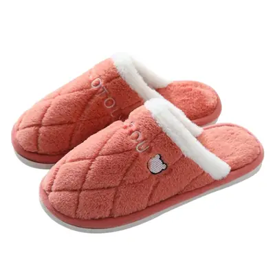 2024 Women's Cotton Slippers Winter Warm Thick Soled