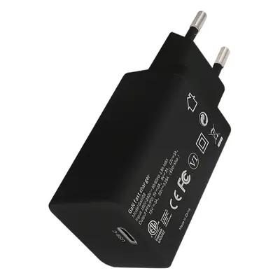 65W Dual Port PD Charger with 3 Plug Types