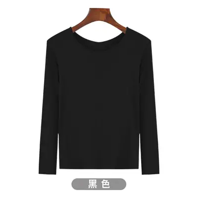 Women's Long Sleeve Purple T-Shirt Plus Size Modal