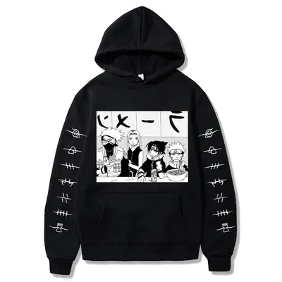 Naruto Hoodie Plus Size Fleece Graphic Sweatshirt