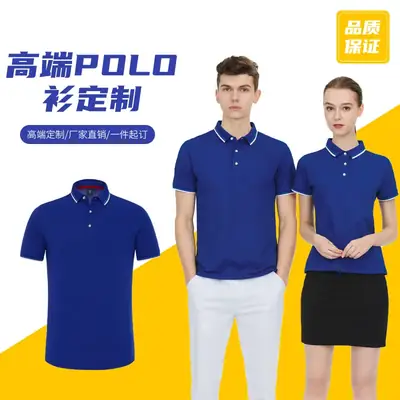 Gray Polo Shirt with Blue Trim for Men