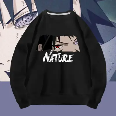 Naruto Naruto White Crewneck Sweatshirt Large