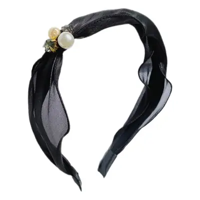 Organza Pearl Hair Tie with Fairy Design
