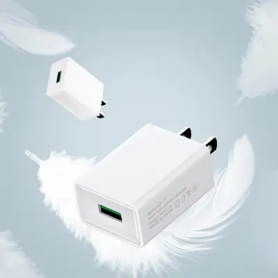 White USB Charger 2A for Apple Android Phones
