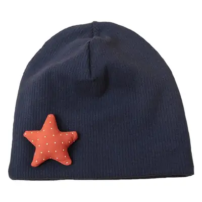 Newborn Cotton Knitted Ear Protection Hat Yellow Star
