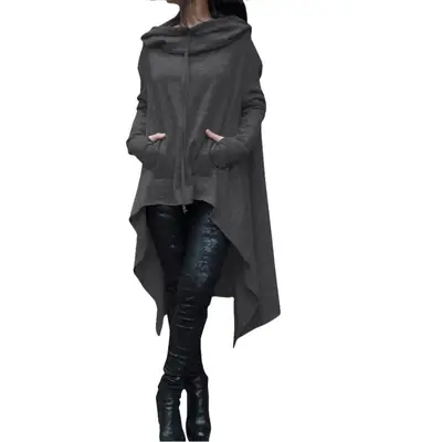 2020 Hooded Long Sleeve Sweater 8 Yard Solid Green