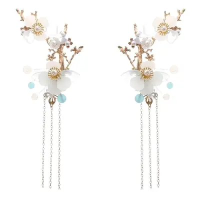 Tuanming Headdress with Tassel Earrings Set