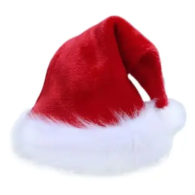 2025 Christmas Plush Christmas Hat Purple White