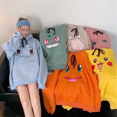 Japanese Style Anime Hooded Sweatshirt 190g