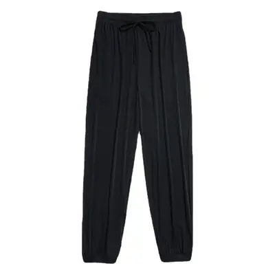 Pink Loose Jogger Pants Women Casual Summer