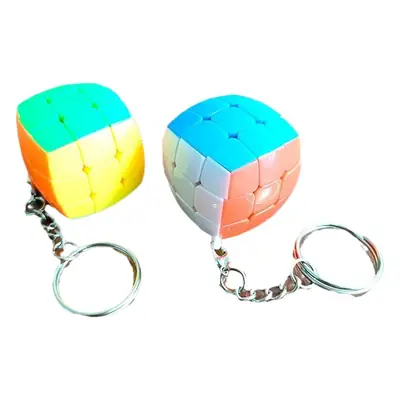 Mini 3cm Cross-Border Educational Cube Keychain